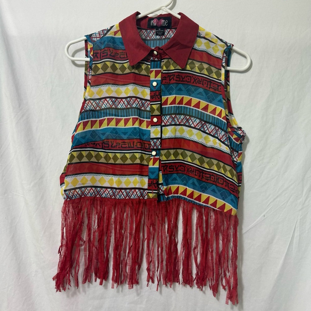 Tribal Print Top